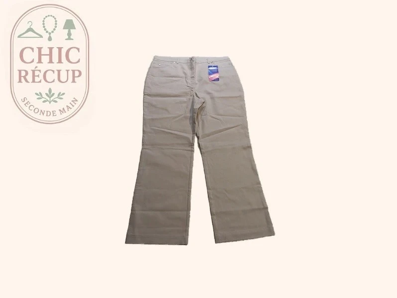 Pantalon Droit Damart - Xl - Crème - Labag-166 – photo 2